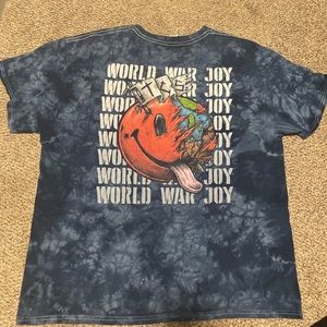 The Chainsmokers 2019 World War Joy Blue Tie Dye Concert T Shirt Sz XL